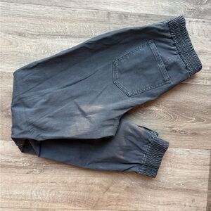 Spanx Stretch Twill Cargo Jogger Pant Ankle Zipper